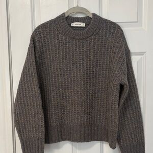 Everlane Waffle Sweater in Cloud